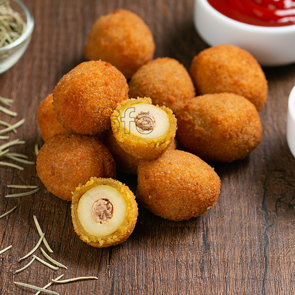 Tuna-Stuffed Fried Olives