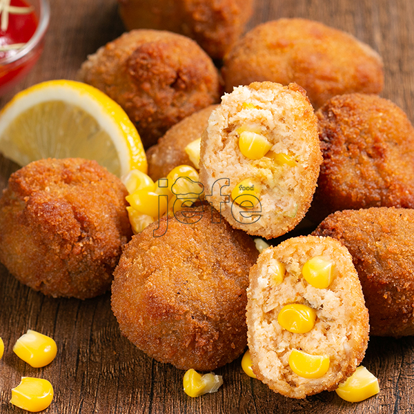 Crispy Chicken Balls with Corn (Spicy)