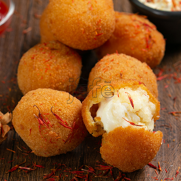 Cheese and Saffron Arancini